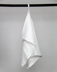 White linen waffle towels set - Linen Couture Boutique