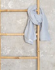 Ice Blue linen scarf - Linen Couture