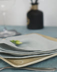 Light Grey linen napkins set - Linen Couture