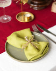 Light Grey linen napkins set - Linen Couture