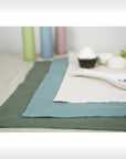 Light pink linen placemats set - Linen Couture