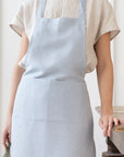 Natural Light linen apron - Linen Couture