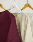 Natural Light linen oversize top - Linen Couture