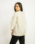 Natural Light linen oversize top - Linen Couture