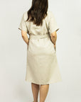 Natural Light linen wrap dress - Linen Couture