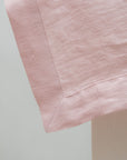 Pale Pink linen table cloth - Linen Couture
