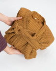 Set of Waffle Linen Robes with Towels for Two - Linen Couture Boutique