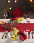 Light Grey linen napkins set - Linen Couture