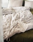 Linen duvet cover with ties - Linen Couture