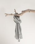 Linen scarf in Light Grey - Linen Couture