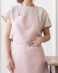 Natural Light linen apron - Linen Couture