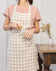 Natural Light linen apron - Linen Couture