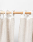 Natural Light linen curtain with multifunctional heading tape - Linen Couture