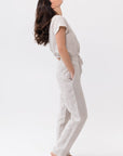 Natural light linen / Natural Linen Pajama set / Linen loungewear / Linen sleepwear - Linen Couture