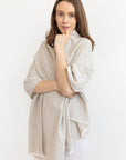 Natural Light linen scarf - Linen Couture