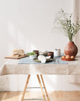 Natural light linen tablecloth - Linen Couture