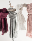 Snow White linen scarf - Linen Couture Boutique