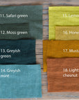 Set of linen samples - Linen Couture Boutique